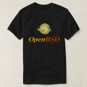 Logo-Aufkleber für OpenBSD T-Shirt (Design vorne)