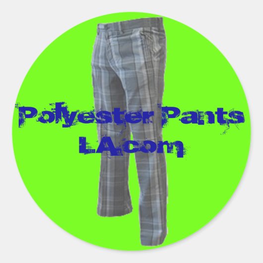 Logo-Aufkleber für Polyester Pants LA Runder Aufkleber (Vorderseite)