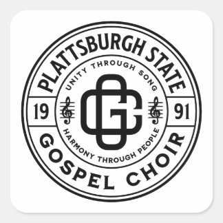 Logo-Aufkleber für PSG Quadratischer Aufkleber