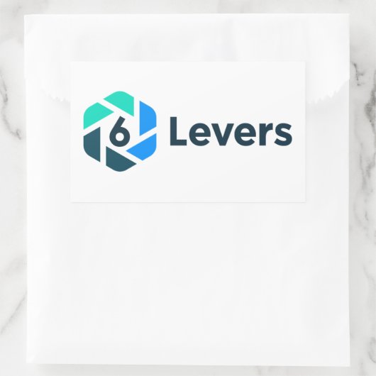 Logo-Aufkleber für Rectangle Rechteckiger Aufkleber (Tasche)