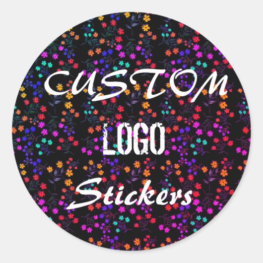 Logo-Aufkleber, individuelles Logo, individuelle A Runder Aufkleber (Vorderseite)