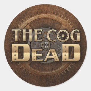 Logo-Aufkleber-Leder-Hintergrund Runder Aufkleber