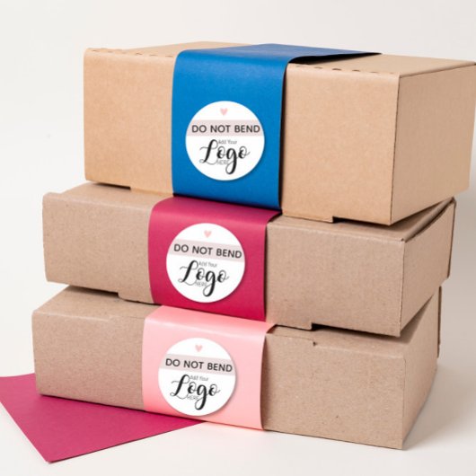 Logo-Aufkleber nicht platzieren Runder Aufkleber