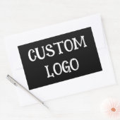 Logo-Aufkleber Rechteckiger Aufkleber (Umschlag)