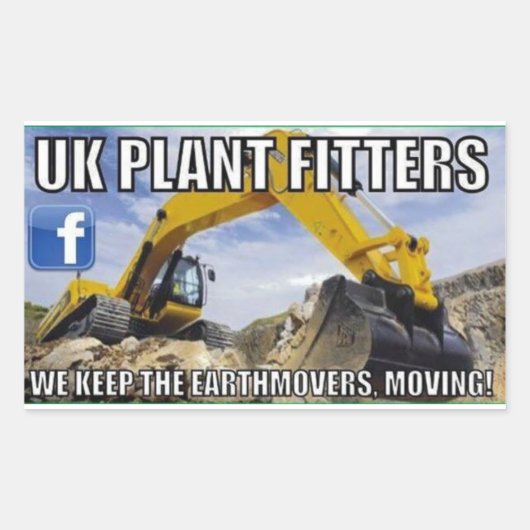 Logo-Aufkleber Rechteckiger Aufkleber (Vorderseite)