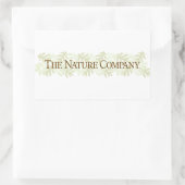 Logo-Aufkleber Rechteckiger Aufkleber (Tasche)