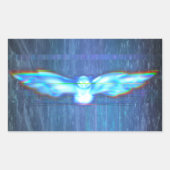 Logo-Aufkleber Rechteckiger Aufkleber (Vorderseite)