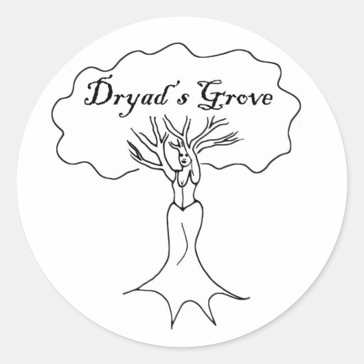 Logo-Aufkleber Runder Aufkleber (Vorderseite)