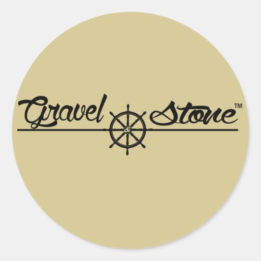 Logo-Aufkleber Runder Aufkleber (Vorderseite)