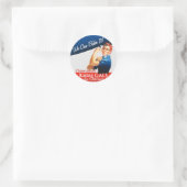 Logo-Aufkleber Runder Aufkleber (Tasche)