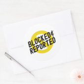 Logo-Aufkleber Runder Aufkleber (Umschlag)