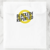 Logo-Aufkleber Runder Aufkleber (Tasche)