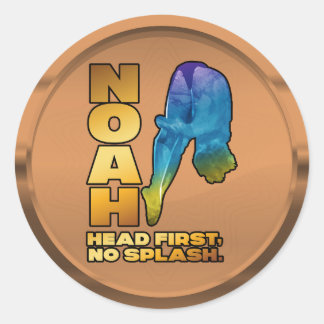 Logo-Aufkleber Runder Aufkleber