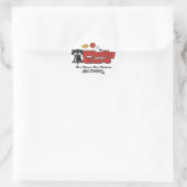 Logo-Aufkleber Runder Aufkleber (Tasche)