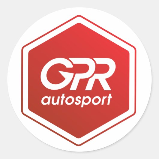 Logo-Aufkleber Runder Aufkleber (Vorderseite)