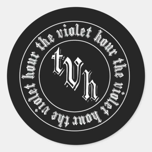 Logo-Aufkleber Runder Aufkleber (Vorderseite)