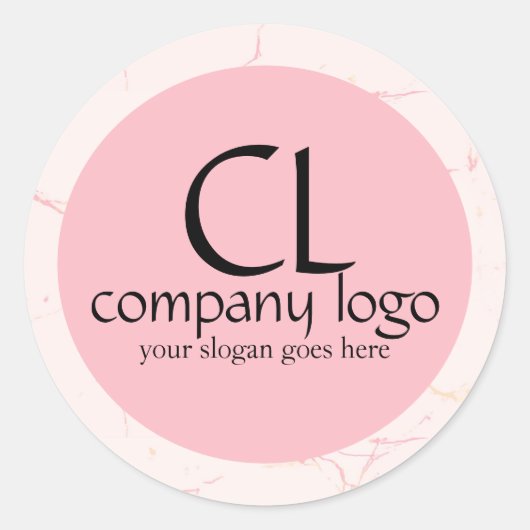 Logo-Aufkleber Runder Aufkleber (Vorderseite)