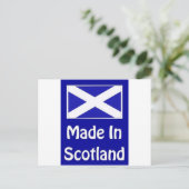 Logo aus Schottland Postkarte (Stehend Vorderseite)