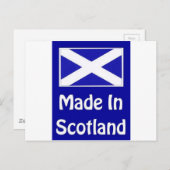 Logo aus Schottland Postkarte (Vorne/Hinten)