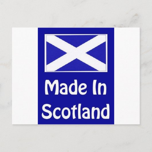 Logo aus Schottland Postkarte (Vorderseite)
