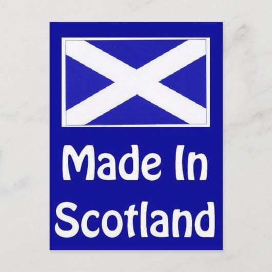 Logo aus Schottland Postkarte (Vorderseite)