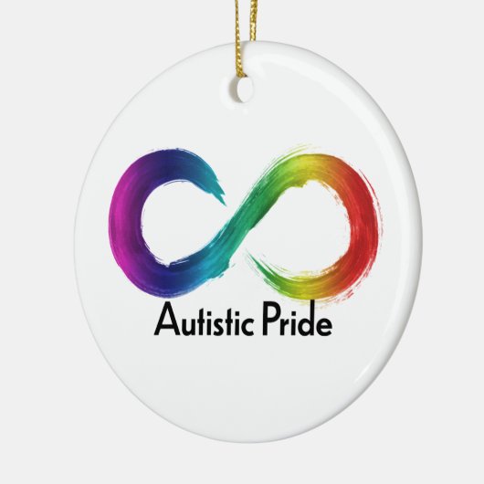 Logo "Autistic Pride Neurodiversity" Keramik Ornament (Links)