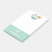 Logo-Bäckerei Brot Rezept Post-it Klebezettel (angewinkelt)