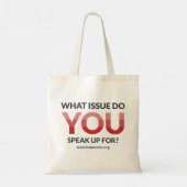 Logo-Bag für IssueVoter Tragetasche (Rückseite)