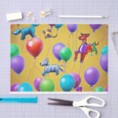 Logo-Ballon-Tier-Vektor Gift Wrapping Papier (Handwerk)