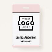 Logo-Bar-Code für benutzerdefinierte Unternehmen F Ausweis (Vorderseite)