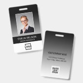 Logo-Bar-Code für benutzerdefinierte Unternehmen M Ausweis (Vorder- & Rückseite)