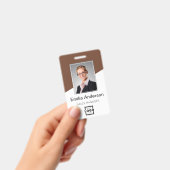 Logo-Bar-Code für benutzerdefinierte Unternehmen M Ausweis (Handheld)