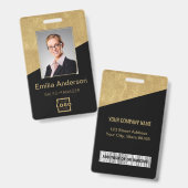 Logo-Bar-Code für kundenspezifische Unternehmen Mi Ausweis (Front & Back)