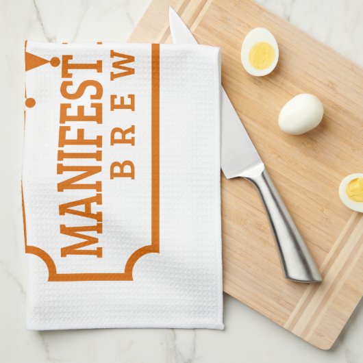 Logo-Bar-Stoff Handtuch (Viertel Falte)