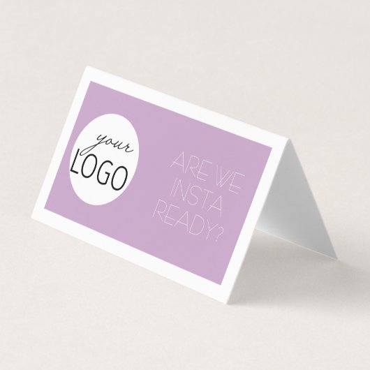 Logo Baristy Eatery Chic Social Media Icon Visitenkarten (Vorderseite)