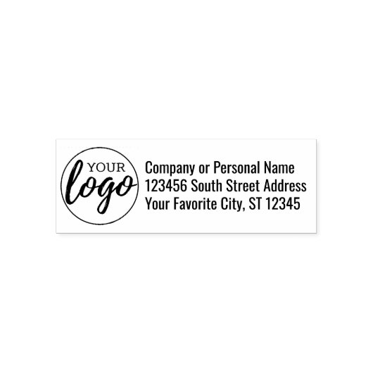 Logo "Basic Office" oder "Business Address Label"  Permastempel (Design)