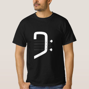 Logo Bass Clef & Gitarre T-Shirt
