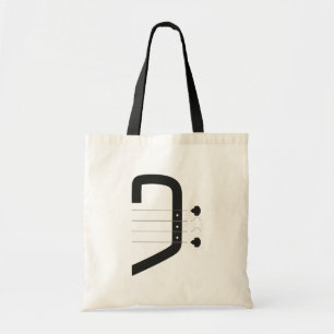 Logo Bass Clef & Gitarre Tragetasche