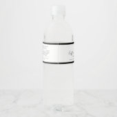 Logo-bearbeitbare Farbzutaten hinzufügen Produktke Wasserflaschenetikett (Rückseite)