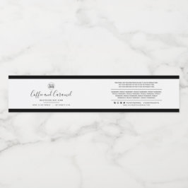 Logo-bearbeitbare Farbzutaten hinzufügen Produktke Wasserflaschenetikett