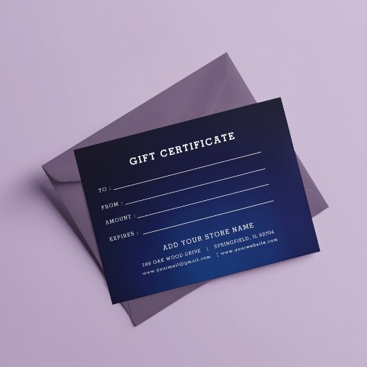 Logo bearbeiten-Geschenkgutschein hinzufügen