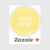 Logo bearbeiten Gold wasserdicht hinzufügen Aufkleber (Blatt)