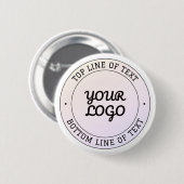 Logo & Benutzerdefinierter Text hochladen | Pfirsi Button (Vorne & Hinten)