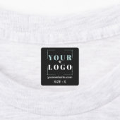 Logo Benutzerdefinierter Text Website Garnitur Grö Etiketten (Befestigt)