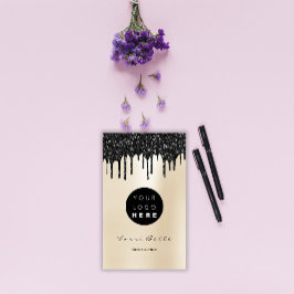 Logo Beruflich Black Tropfen Pearly Consulting Visitenkarte