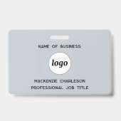 Logo Beruflich Business Blue Name Ausweis (Vorderseite)