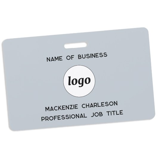 Logo Beruflich Business Blue Name Ausweis