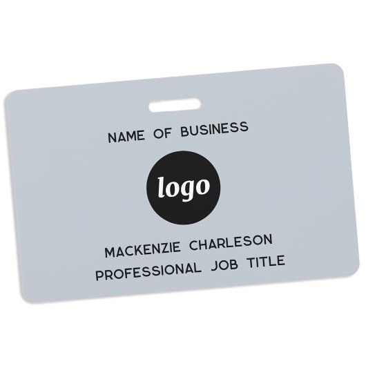 Logo Beruflich Business Blue Name Ausweis