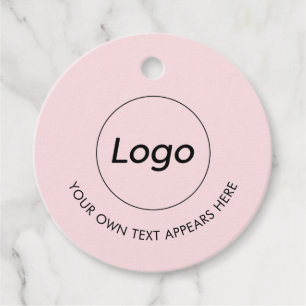 Logo Beruflich Business Pink Bevorzugung Tags Geschenkanhänger