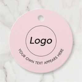 Logo Beruflich Business Pink QR Bevorzugung Tags Geschenkanhänger